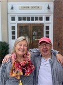 Bev and Joe at Senior Center