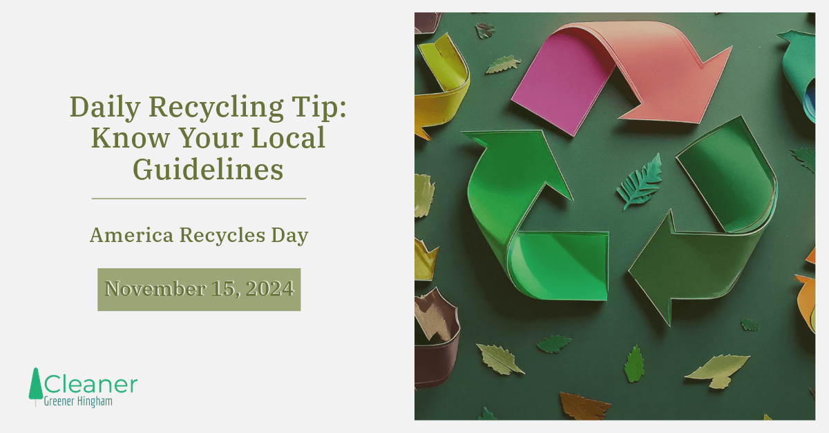 Know your local recycling guidelines