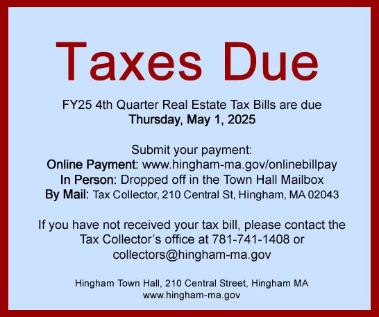 Taxes Due May 1, 2025