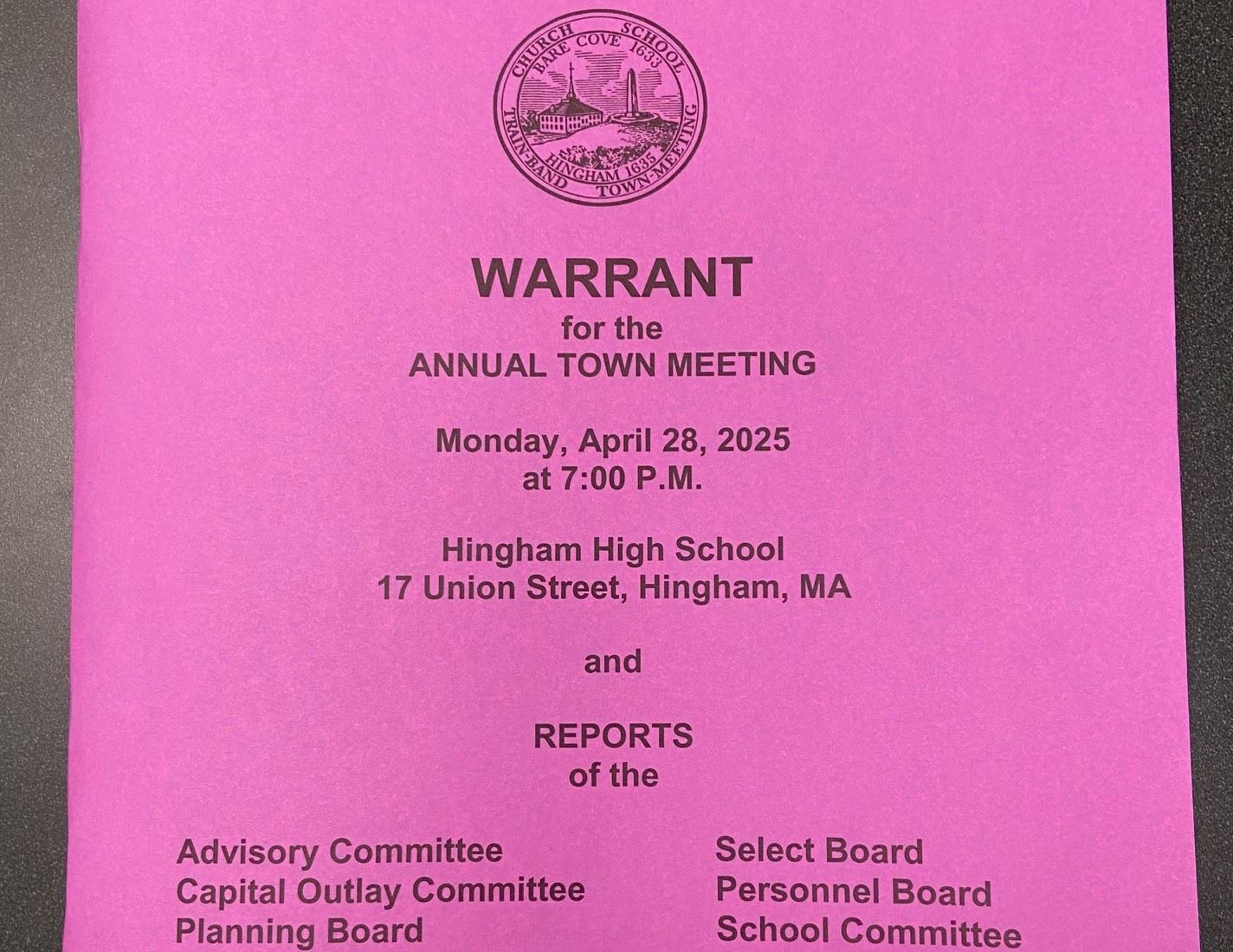 Warrant Book Cover