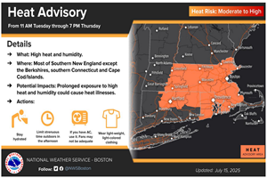Heat Advisory Graphic