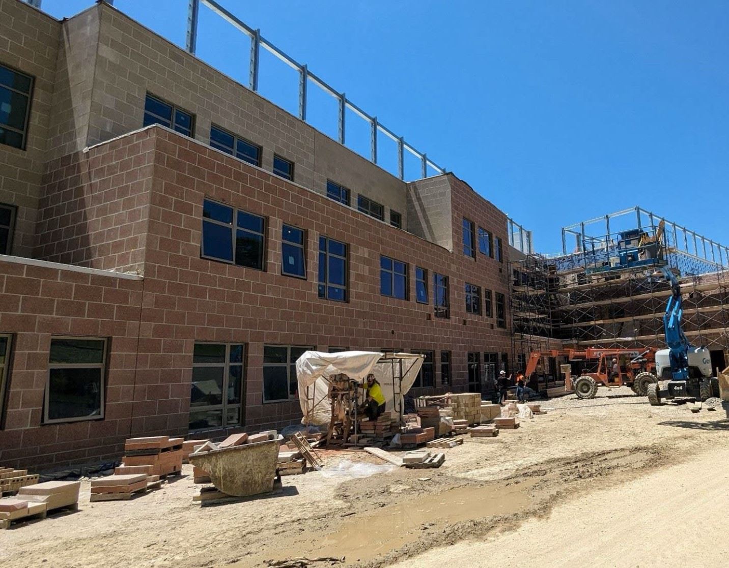 Foster School Construction Exterior Shell