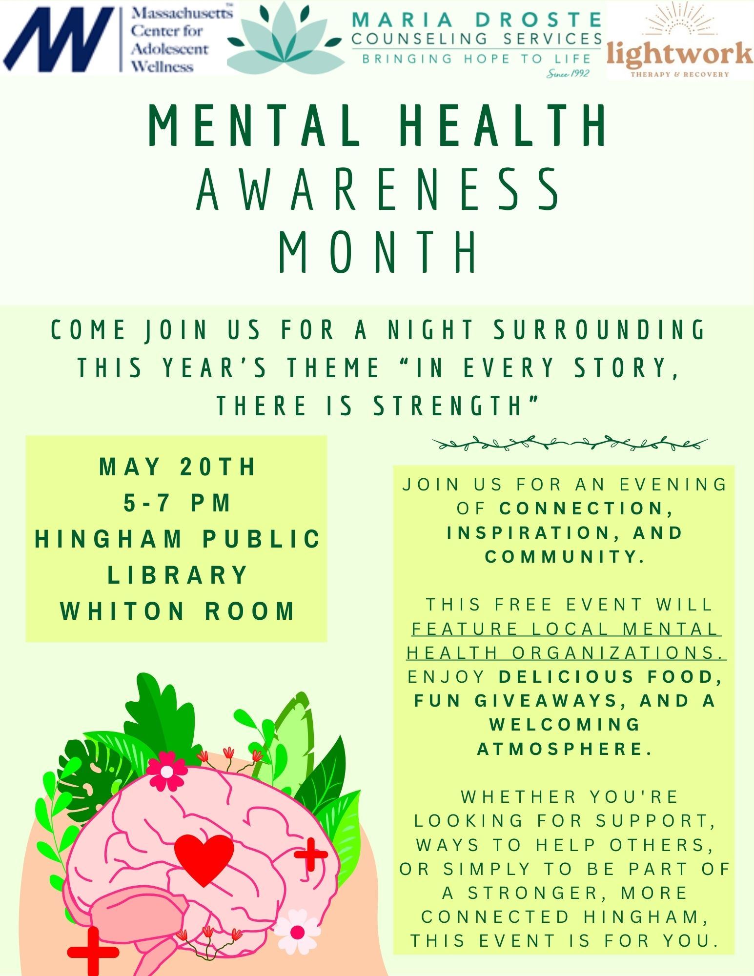 Mental Health Awareness Month May 20