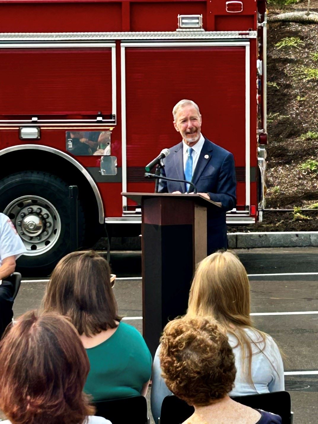 PSF Ribbon Cutting - Congressman Lynch